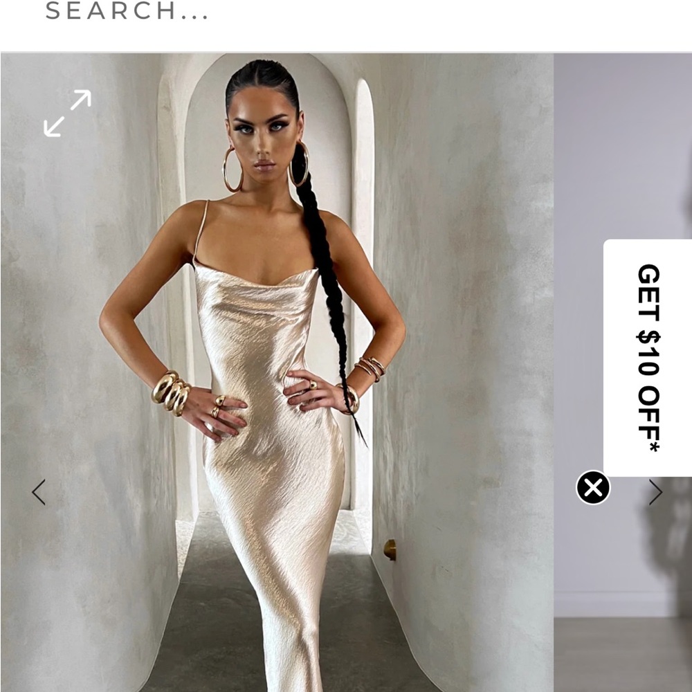Elegant Satin Slip Dress